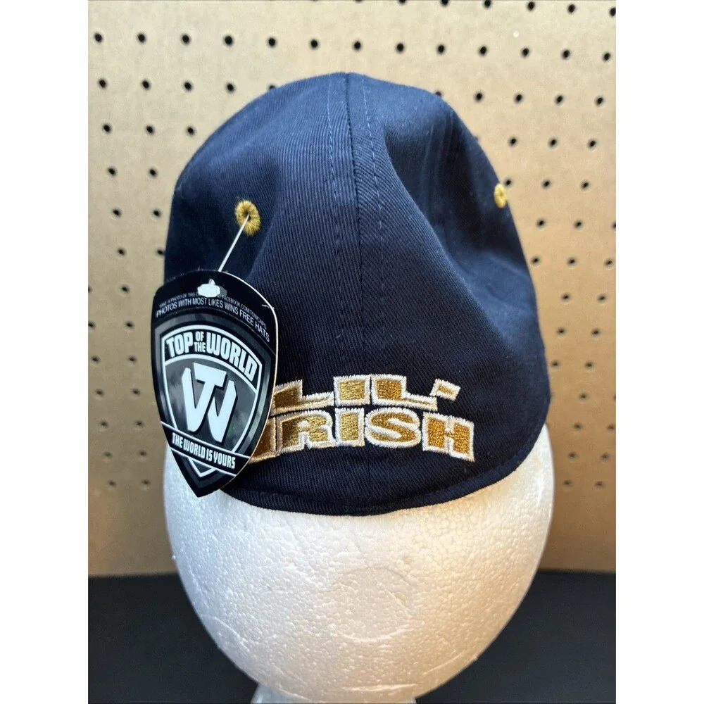 Irish Notre Dame Top of the World Infant Hat Cap One Size Stretch